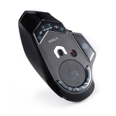 Imagem de immoenuc Patins de mouse de vidro para Logitech G502 X Plus e G502 X Lightspeed sem fio para jogos pés de mouse macios duráveis acessórios para mouse de jogo mais fino fabricação de vidro temperado