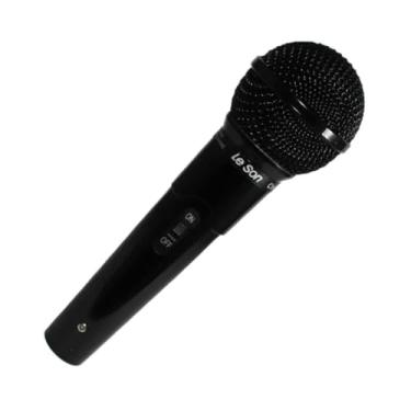 Imagem de Microfone MC200 Preto Michophone Vocal Leson Cabo 3 Metros AllTech Ideal para Locutores Igrejas