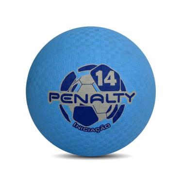 Imagem de Bola Iniciação Borracha Penalty Número 14 Azul