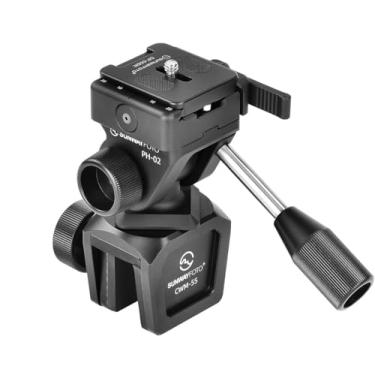 Imagem de SUNWAYFOTO CPH-02 Cabeçote inclinável para janela de carro com braçadeira de liberação de alavanca compatível com Arca/RRS