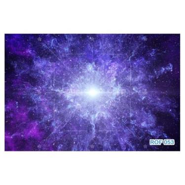 Imagem de Papel De Teto Céu Espaço Estrelas Galáxias 3,5M Rof53 - Você Decora
