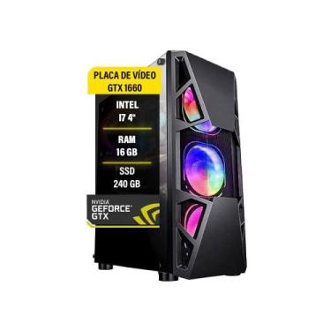 Imagem de Pc Gamer I7 4 16Gb Ddr3 Gtx 1660 Ssd 240Gb - Amorim Shop