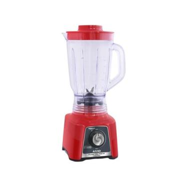 Imagem de Liquidificador Arno Power Mix LQ36 15 Velocidades 700W Vermelho, Verme