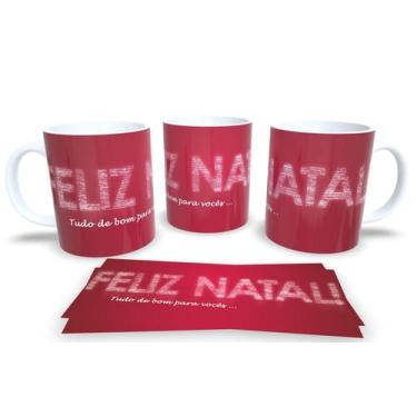 Imagem de Canecas de Porcelana Personalizadas Natal 3 - Estampa Sublimada, Mod.6