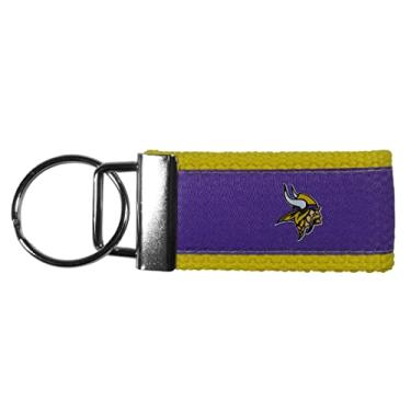Imagem de Siskiyou Sports Chaveiro de tecido NFL Minnesota Vikings, tamanho único, cores do time
