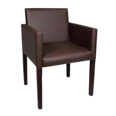 Imagem de Poltrona Nina Executiva em Tecido Sintético para Escritório Sala e Rec