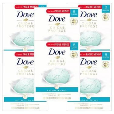 Imagem de Kit 6 Conjunto Sabonete Barra Antibacteriano 8un 720g - Dove