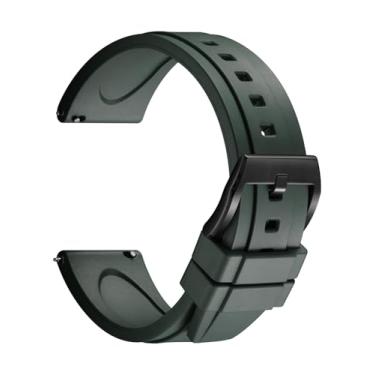 Imagem de REZERO Pulseiras de borracha de borracha, de liberação rápida, pulseiras de relógio esportivo de substituição 19 20 21 22 23 24 mm para homens, mulheres, adolescentes e presentes