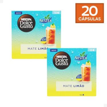 Imagem de Combo 20 Cápsulas Mate Limão Chá Dolce Gusto