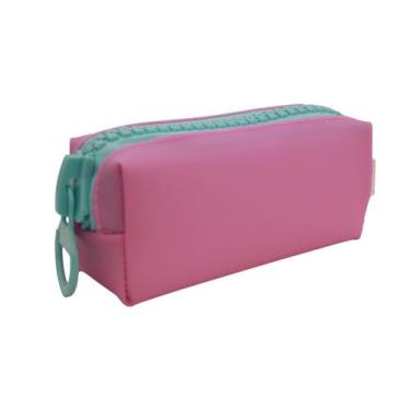 Imagem de Estojo Em PVC Escolar Juvenil Feminino Infantil 50 Pens - Yins, Azul