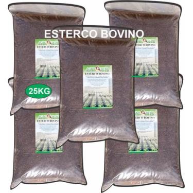 Imagem de Adubo E Composto Orgânico 25kg Esterco Bovino Leiteiro - AGROADUBO