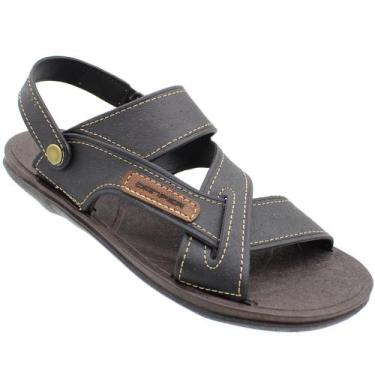 Imagem de Sandália Masculina Danper Veredas Preta Adulto Original, 41, Preto