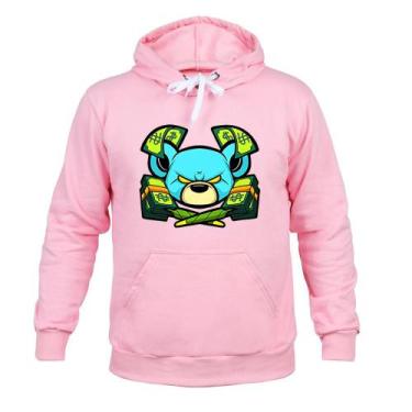 Imagem de Moletom 100% Algodão Inverno Money Urso - Surprass, Rosa, GG