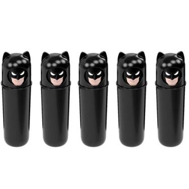 Imagem de 5 Porta Objetos Batman Decoração Festa p/ Sacola Surpresa - Plasútil