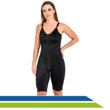 Imagem de Cinta Pós-Cirúrgica Completa para Lipoaspiração New Form, Preta, M