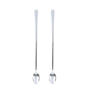 Imagem de Conjunto 2 Colheres Aço Inox Bailarina 30 Cm Wolff