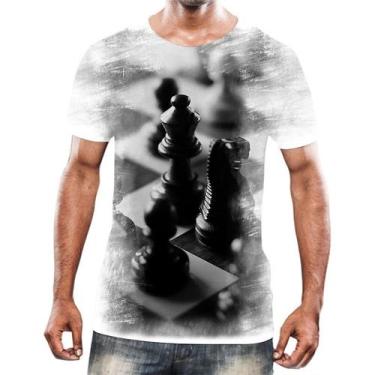 Imagem de Camiseta Camisa Jogo Tabuleiro Xadrez Rei Torre Rainha HD 7 - Enjoy Sh