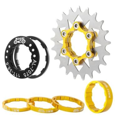 Imagem de ZOCKZ Roda dentada de cassete de velocidade única 12/13/14/15/16/17/18/19/20/21/22T MTB Kit de conversão de velocidade única bicicleta roda dentada de cassete de bicicleta de velocidade única para