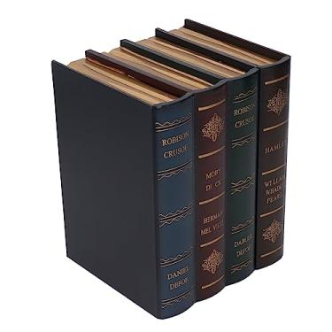 Imagem de Caixa Decorativa de Livro Falso, Bugiganga de Livro, Caixa de Bugiganga de Livro Vintage, Decorações de Livros Antigos Estilo Vintage Caixa de Armazenamento de Livros Vintage,