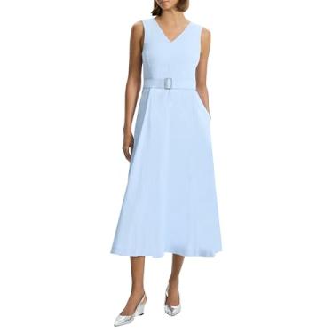 Imagem de Theory Vestido feminino com decote em V, Claraboia, 0