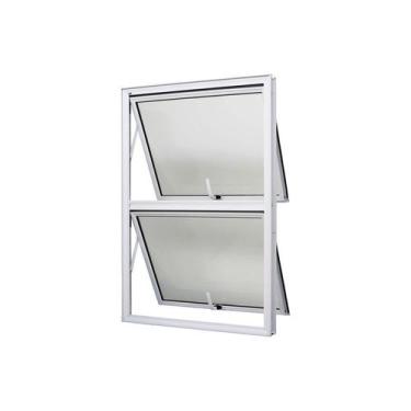Imagem de Janela Maxim-Ar em Alumínio Branco Perfecta Max 120x80x5,3cm 2 Folhas 