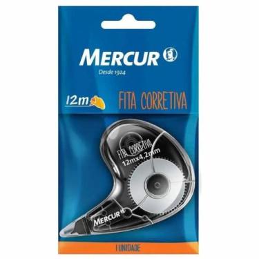 Imagem de Fita corretiva Mercur branca 12 metros