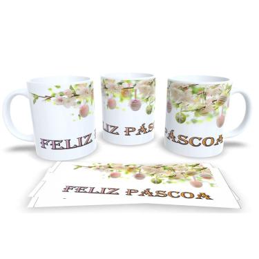 Imagem de Canecas de Porcelana Personalizada Páscoa Presentes Criativos e Cheios de Carinho