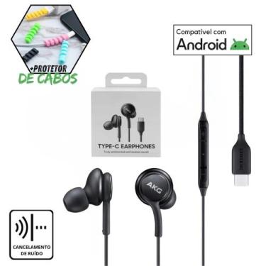 Imagem de Fone De Ouvido Com Fio Intra Auricular Tipo C Compativel Samsung Xiaom