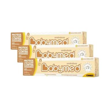 Imagem de Pomada De Assaduras de Amêndoas Kit Com 3 Bisnagas 45g Cada - Babymed