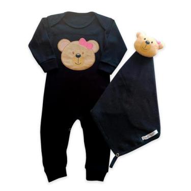 Imagem de Macacão com Naninha Menina - Generic, Preto, M