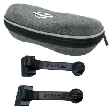 Imagem de 1 Par de Tflex e Estojo Mormaii para Oculos, Estojo receituario, Tflex