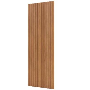 Imagem de Painel Ripado de Madeira Para Sala Quarto 89x183cm Bairon D03 Freijó -