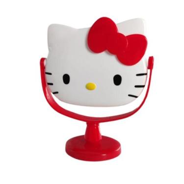Imagem de Espelho de Mesa Maquiagem Hello Kitty Exclusivo Sanrio, Vermelho