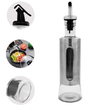 Imagem de 10 Garrafa Porta Azeite Vinagre 300ml Bico Dosador Atacado