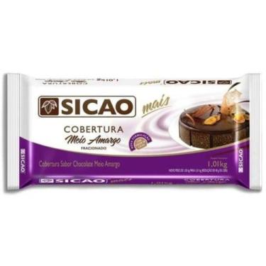 Imagem de Cobertura Mais Fracionado - Barra Sabor Chocolate Meio Amargo 1,01Kg -