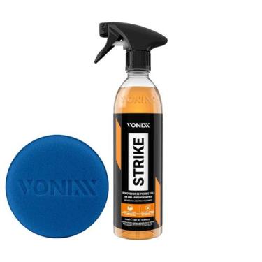 Imagem de Kit Automotivo Limpeza Removedor Strike Vonixx Tira Piche E Cola 500ml