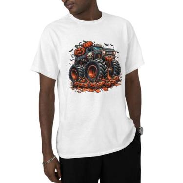 Imagem de Camiseta Masculina Algodão Premium Street Estampa Monster Truck Carro 