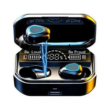 Imagem de Fone M10 Bluetooth Sem Fio ? LED Digital, Power Bank, ?udio Est?reo, IPX4, Controle Touch