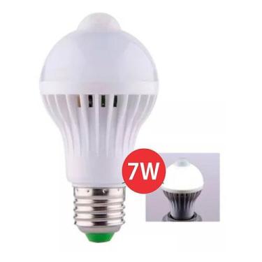 Imagem de Lâmpada Led 7w Bivolt Com Sensor De Presença Kit C 3 Unid Lu - alfasho