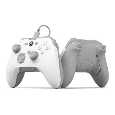 Imagem de SCUF VALOR PRO Wired Performance Xbox Controller – Customizable Back Paddles, Instant Triggers, Hall Effect Thumbsticks, Audio Controls, Xbox Series X|S, Xbox One, Windows PC – White