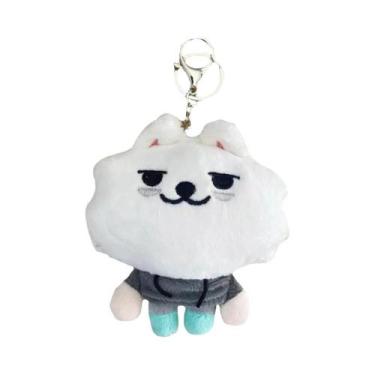 Imagem de Boneca de Pelúcia Stray Kids Kpop 25cm - Brinquedo Kawaii com Chaveiro