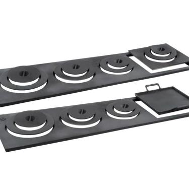 Imagem de Chapa Redução Fogão a Lenha Libaneza 4 Furos com Bifeteira