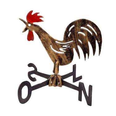 Imagem de Galo do Vento do Havai em Alumínio Ouro Vermelho Tamanho G