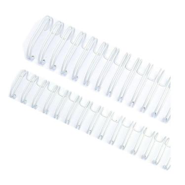 Imagem de Wire-o Garra Duplo Anel 7/16´´ p/ 90 Fls A4 3x1 Branco 100