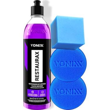 Imagem de Restaurador de Plasticos e Borrachas Restaurax + 2 Aplicadores Vonixx