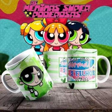 Imagem de Caneca personalizada meninas super poderosas xicara ceramica porcelana