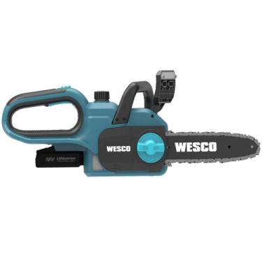 Imagem de Motosserra a Bateria Sem Fio Profissional 18V 25cm Wesco