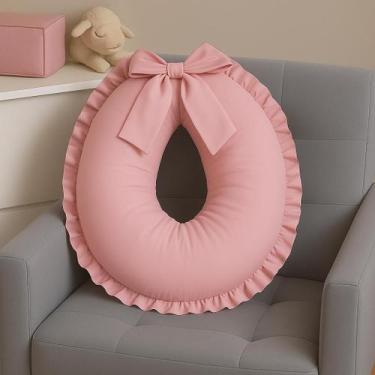 Imagem de Almofada de Amamentação menina rose babado e laço - MONZILLO BABY KIDS