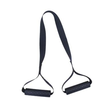 Imagem de YIJU Alça de barra T portátil para remada, alças para flexão, acessório para barra T para construção muscular, máquina de puxar