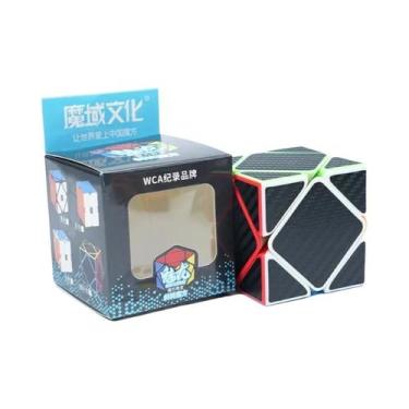 Imagem de Cubo Mágico De Fibra De Carbono 2x2 3x3 4x4 5x5 Pirâmide SQ1 Skew Mega